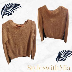 Ann Taylor Peach and Sparkles Sweater (Loose slightly Oversized)